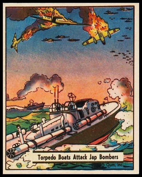 41 Torpedo Boats Attack Jap Bombers